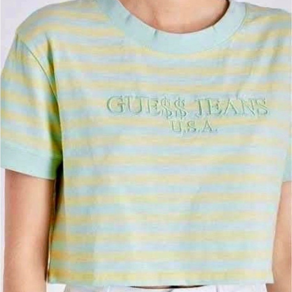 Guess x ASAP ROCKY Striped Crop Top